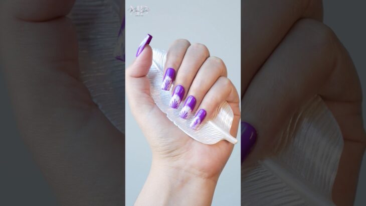Easy Purple Nail Art | Nail Art | #shorts #nailart #youtubeshorts