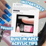 FULL NAIL PREP + OCEAN WAVE CAT EYE NAILS | USING BEETLES TIPEX INSTANT APEX FULL COVER NAIL TIPS