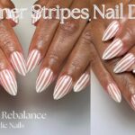 How To: Stunning Summer Stripes Nail Design | Acrylic Nails