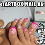 Huge BTARTBOX Nail Haul | NEW Nail Lamp | French Tip X Coat Matching Nails & Toes | Summer HK Nails
