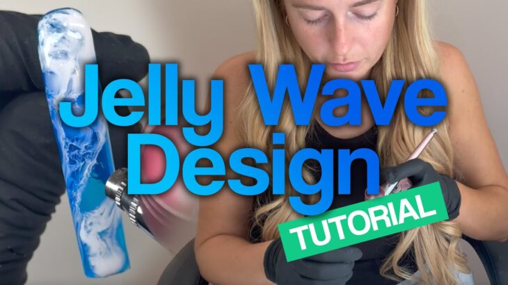 Jelly Wave Nail Art Design Tutorial (How to Create Waves with Gel Polish)