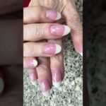 Pink and white nail #xuhuongyoutube #viralvideo #automobile #funny #nailart #nails