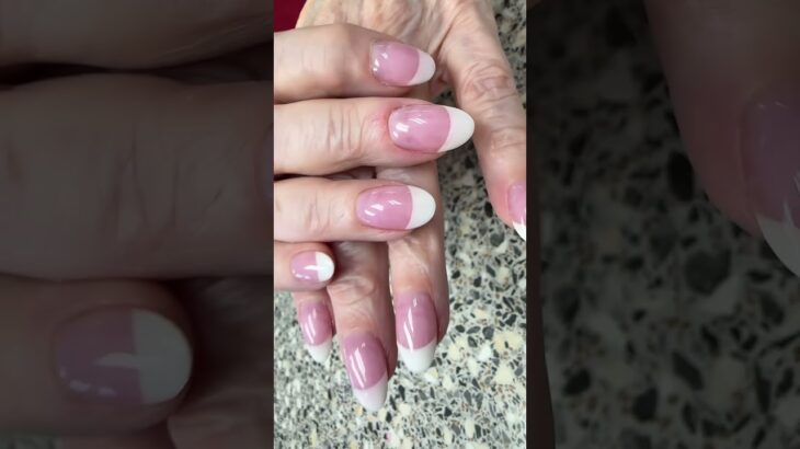 Pink and white nail #xuhuongyoutube #viralvideo #automobile #funny #nailart #nails