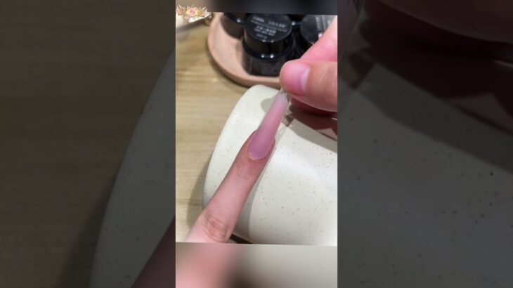 Poly gel nail idea