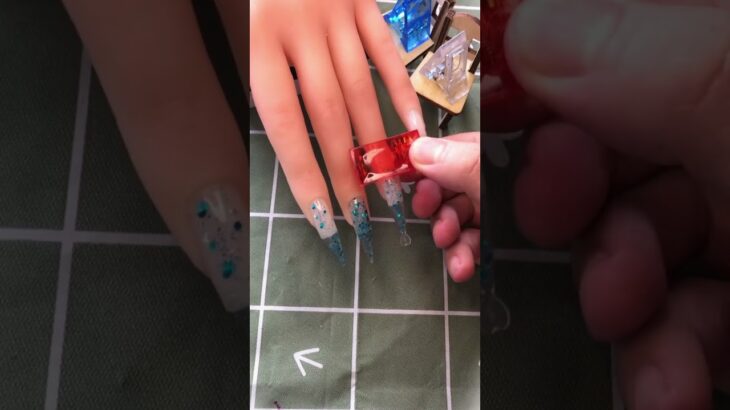 Poly gel nail idea