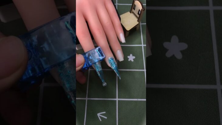 Poly gel nail idea  #nails