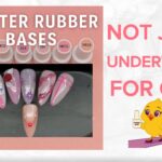 SWATCH & DESIGN NAIL TIP SHOWCASE | Versatile Glitter Rubber Base Gels #nails #naildesign #subscribe