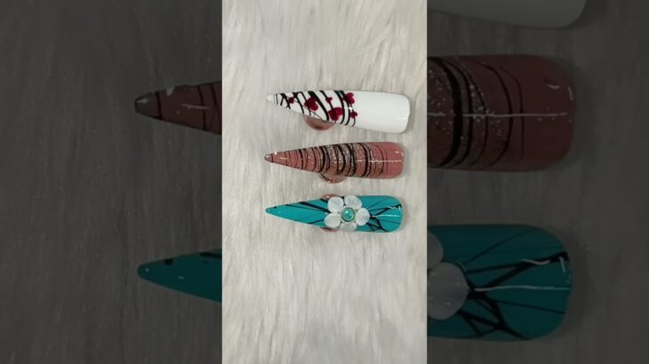 Spider gel nail art designs #shortvideo #youtubeshorts