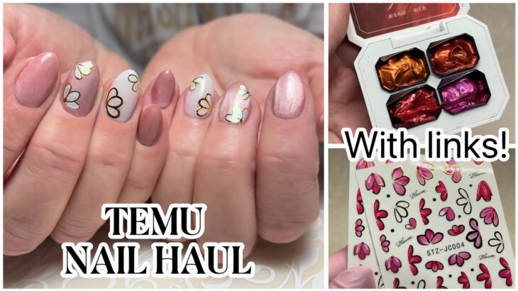 Temu Nail Art Haul | NAIL STICKER HACK