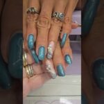 The easiest gel fill in and summer nail design #nailtech #nailart #naildesign #summernails