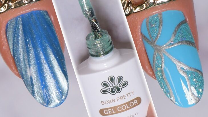 Simple Summer Nail Designs With @bornprettyofficial | Reflective Glitter Gel Polish And More!