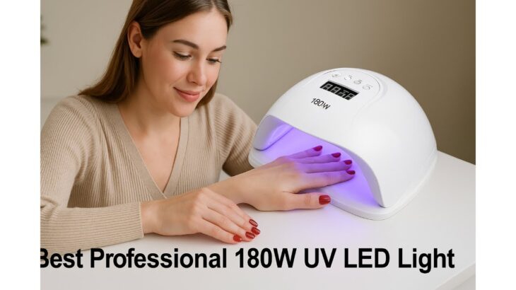 💅 Best Professional 180W Uv Led Light | Gugusure UV LED Nail Lamp, Gugusure Upgrade 180W Nail Dryer💡