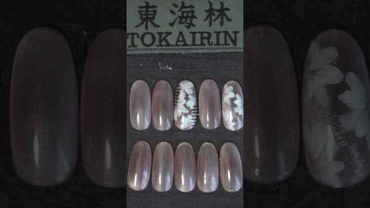 magnet micro Nail　夏のマグネットネイルをOrso「アズキ」　#shorts
