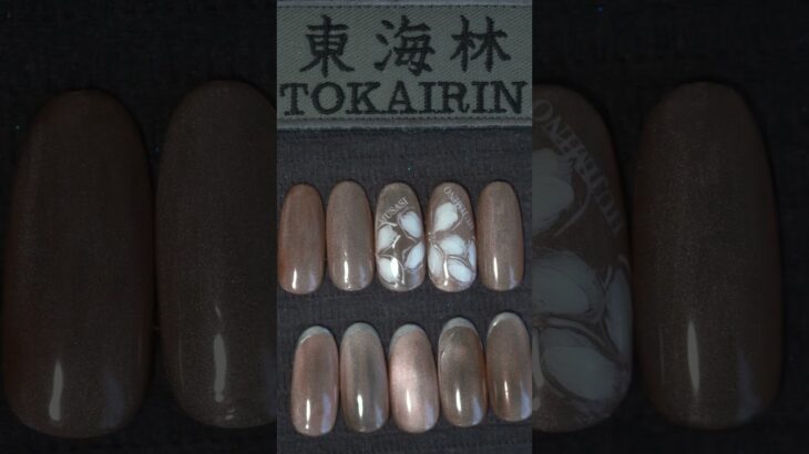 magnet micro Nail　夏のマグネットネイルをOrso「アズキ」　#shorts