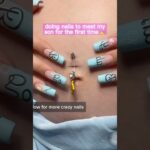 spoiler alert ⚠️ he LOVED them! 💅 #nailart #naildesign #gelnails #nails