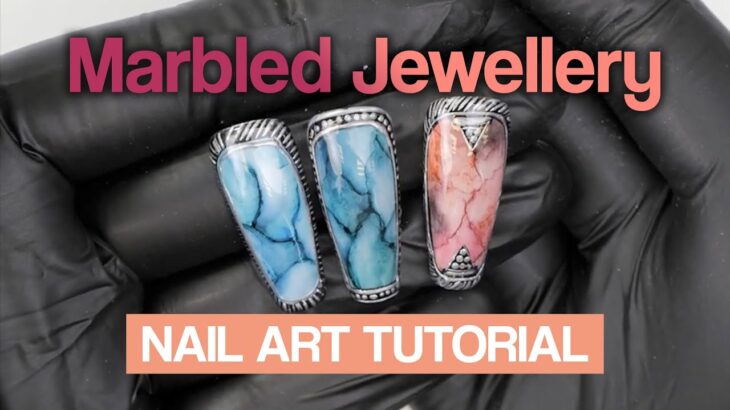 Marbled Jewellery – Bo Ho Inspired Nail Art Tutorial💎💅🏼