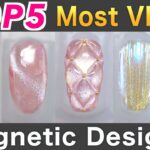 Top 5 Most Viral Magnetic Nail Designs – Most Watched on My Channel!【ASKA NAILS】