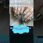 夏ネイルデザインをシェアします#ネイルデザイン #ネイル #nails #nailart #セルフネイル #セルフネイル #マグネットネイル #マグネットジェル #ミラーネイル #naildesign