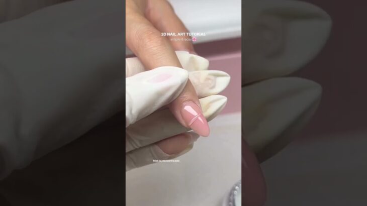 gel nails design tutorial #nails #tutorial #tips #shorts