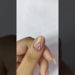 stripe nail art tutorial #nailart #youtubeshorts #shorts #trending
