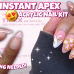 BEETLES TIPEX INSTANT APEX NAIL KIT REVIEW 😍✨ + MORE! | DANTY 3D NAIL ART WITH CHROME POWDER!