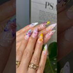 watch me do some nail art 🖌️🎨 gel x nail tutorial #girlnails #freestylenails
