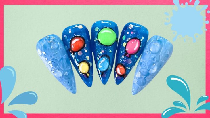 3D WATER BALLOON NAIL DESIGN FOR SUMMER!