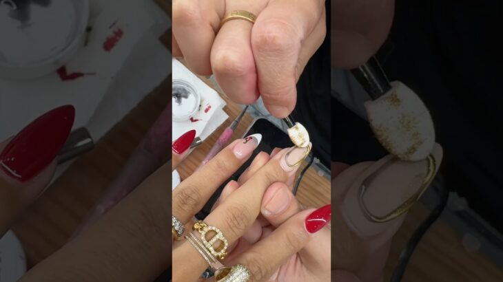 3D nail designs (gel x extension tips)