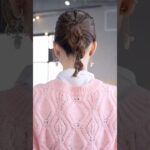 三つ編みが苦手な方やってほしい！#簡単アレンジ #セルフアレンジ #hairstyle #hair #ミディアムヘア #髪型 #まとめ髪 #大人カジュアル #大人かわいい