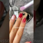 Ruby Red Super Shine Glitter French & Ombre Nails Dipping Inspo💅🏻💖
