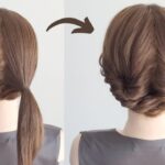 ダブルくるりんぱで簡単可愛いヘアアレンジ l Easy Topsy Tail Hairstyle