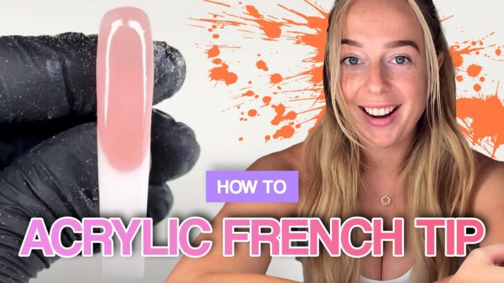 Acrylic Only French Tip Design | Beginner-Friendly Nail Tutorial 💅🤍