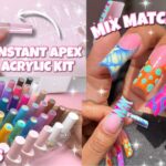 BEETLES TIPEX NAIL KIT UNBOXING + ALL IN ONE MANI GEL KIT! ✨35+ GEL SWATCHES | MIX MATCH NAIL ART