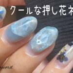 〈S🩷Mint・Nail Town・CanDo〉クールな押し花ネイル。
