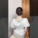 特別な時に絶対やって欲しいお上品まとめ髪🤍✨　#ヘアアレンジ #簡単ヘア #巻き方 #アップヘア #まとめ髪 #梅雨ヘア #女磨き #自分磨き #垢抜け