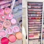 ASMR MAKEUP & ORGANIZING VANITY 🎀 Satisfying video 🏹