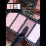 【ケイト限定】EX-2メロウブラウンアイズ🌸イエベ向けナチュラルピンクブラウンで毎日メイクに！KATE Mellow Brown Eyes EX-2  Makeup Tutorial #shorts