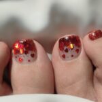 【self nail】Heart foot nails