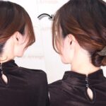 【簡単！夏ヘアアレンジ】ふんわり上品なポニーテールからまとめ髪に大変身