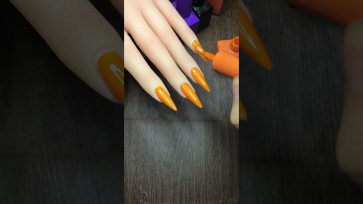 Apply gel polish nail #shortsvideo  #nailart