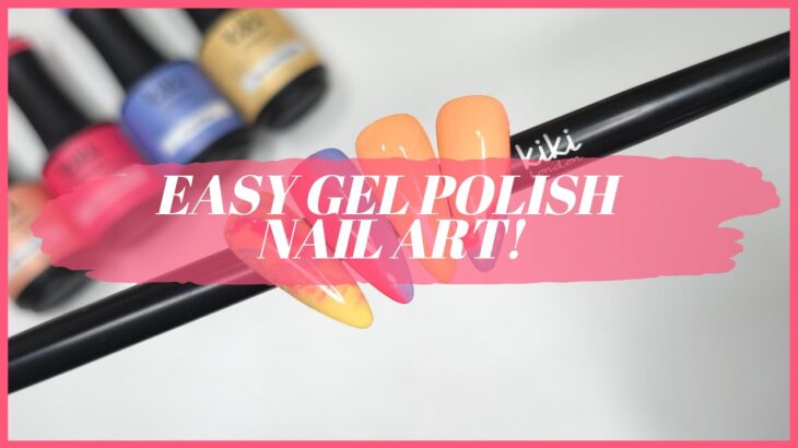BEGINNER FRIENDLY GEL POLISH NAIL ART TUTORIAL – OMBRE AND MARBLE NAIL ART!