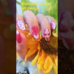 Blooming gel nail art design