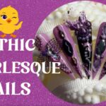GOTHIC BURLESQUE NAIL ART | COLLAB SET WITH A TWIST! #nails #naildesign #creative #gothic #burlesque