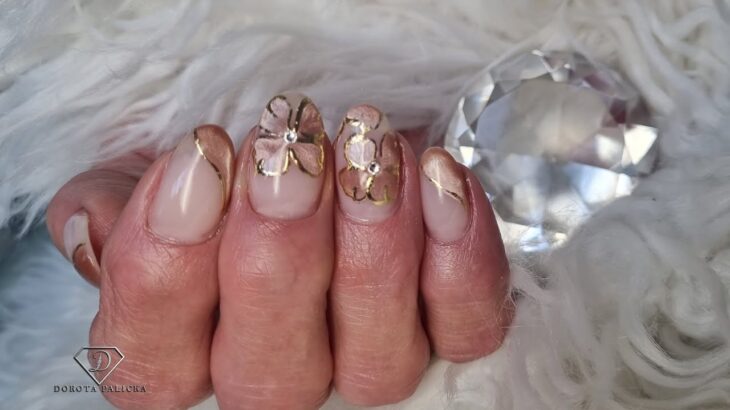 Gel Rebalance step by step with simple cat eye gel polish nail art
