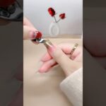 Gel manicure stickers, beautiful high-end manicure stickers, nail stickers, summer manicure #shorts