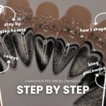 Handpainted Heart Nail Art | Cateye Designs | How To Make Press On Nails + How To Shape Almond Nails