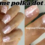 How to Do Chrome Polka Dot Nails | Easy Nail Art Trend at home! , gel natural nail art
