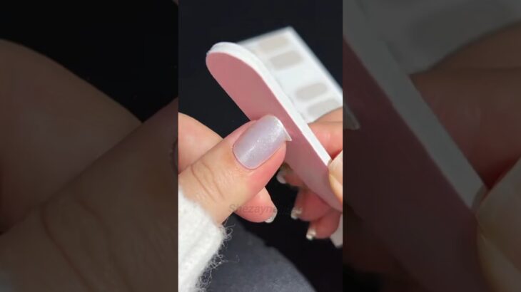 How to use semi cured gel nail strips to achieve salon quality manicure.