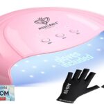 Modelones UV Light for Gel Nails with Gloves 48 W Nail Dryer