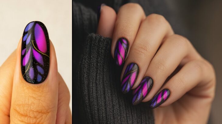 NAIL ART TUTORIAL: Bold Pigment & Gold Design You Can DIY Easily